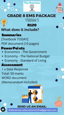 Gr 8 EMS Package - Term 1