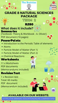 Gr 8 Natural Sciences Package - Term 2