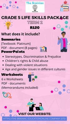 Gr 5 Life Skills Package - Term 2