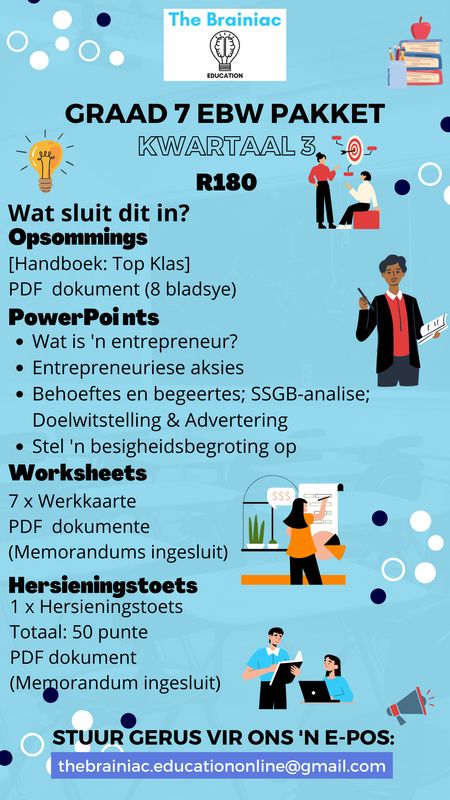 Gr 7 EBW Pakket - Kwartaal 3