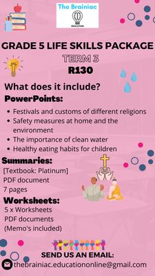 Gr 5 Life Skills Package - Term 3