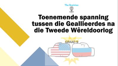 Gr 9 SW (Geskiedenis) PowerPoints - Kwartaal 2