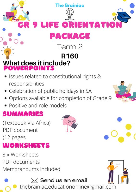 Gr 9 Life Orientation Package - Term 2