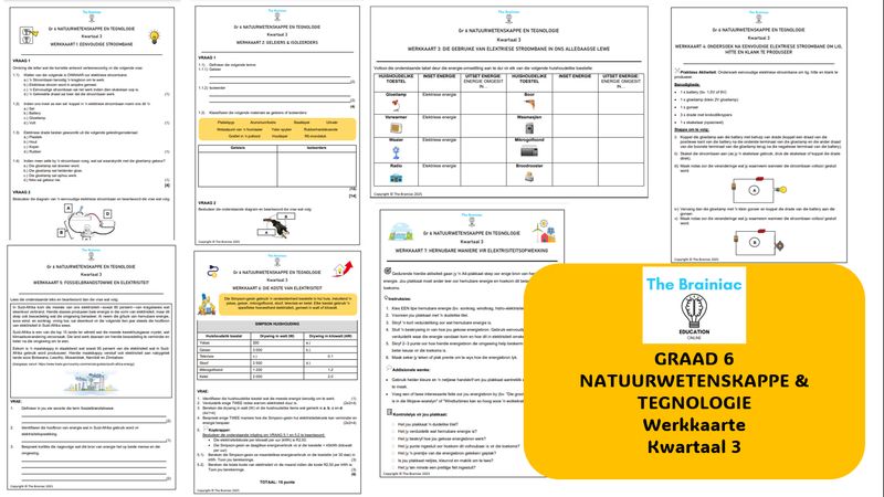 Gr 6 NWT Werkkaarte - Kwartaal 3