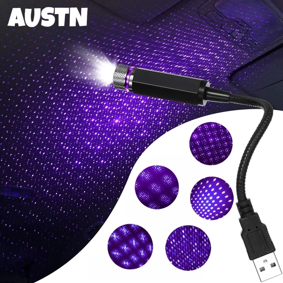 Projecteur étoile usb pour chambre toit de voiture