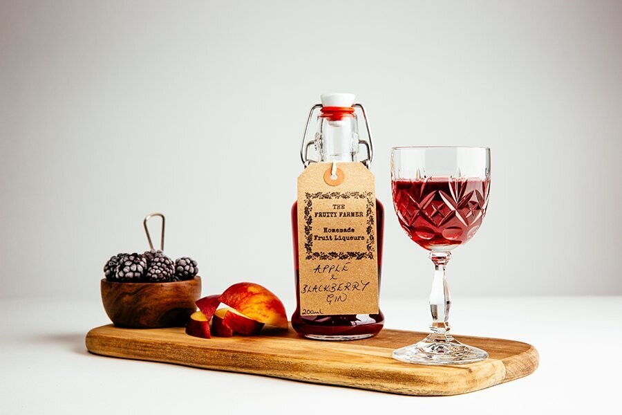 Apple & Blackberry Gin Liqueur