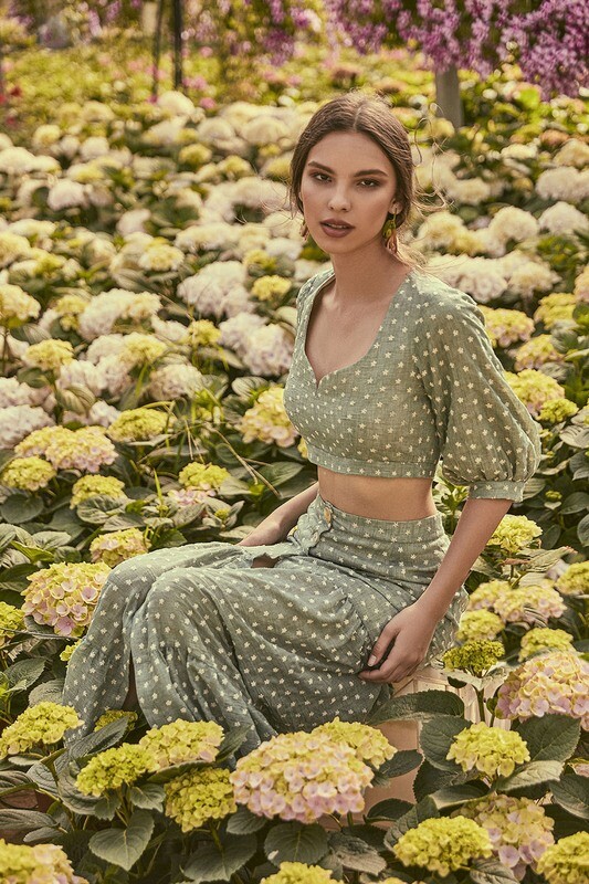 Hydrangea Outfit - Top