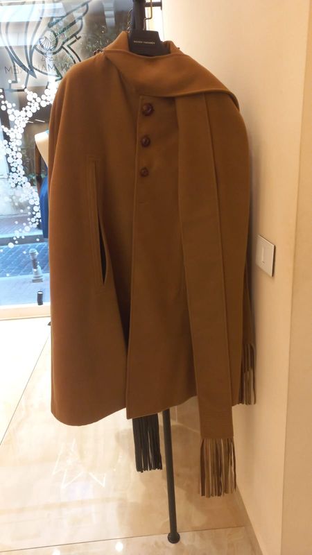 Fringe Wool Coat