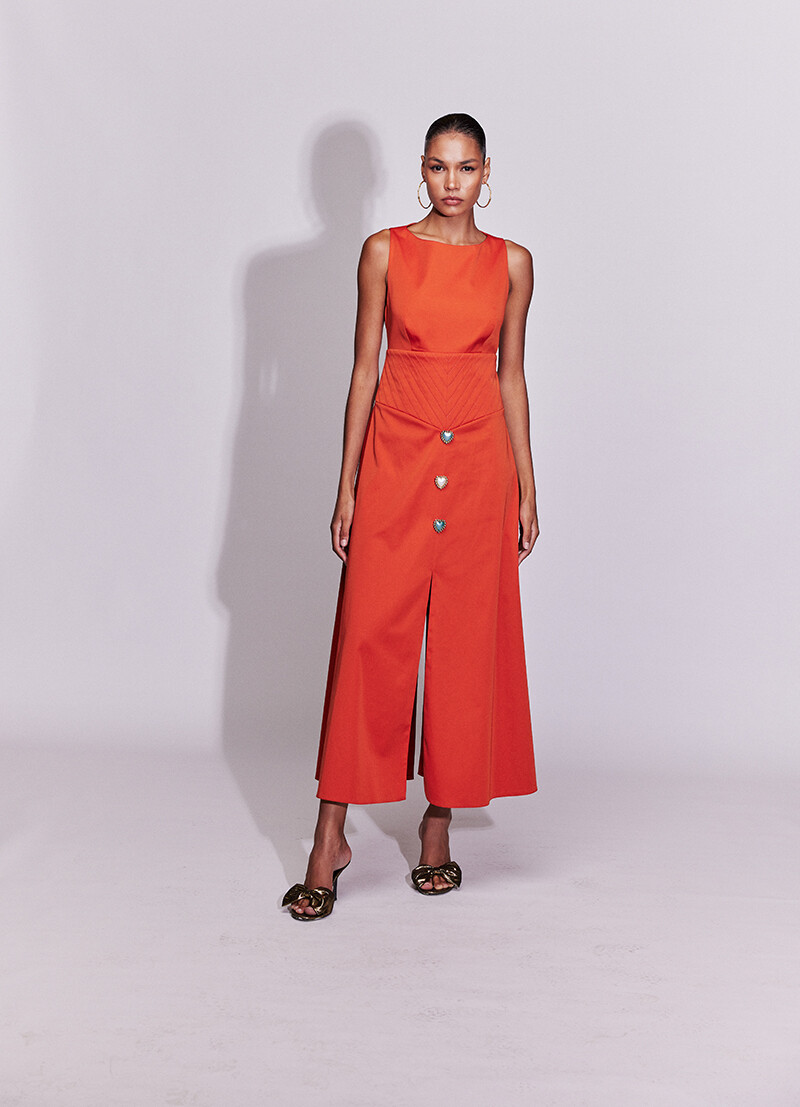 Orange Dress