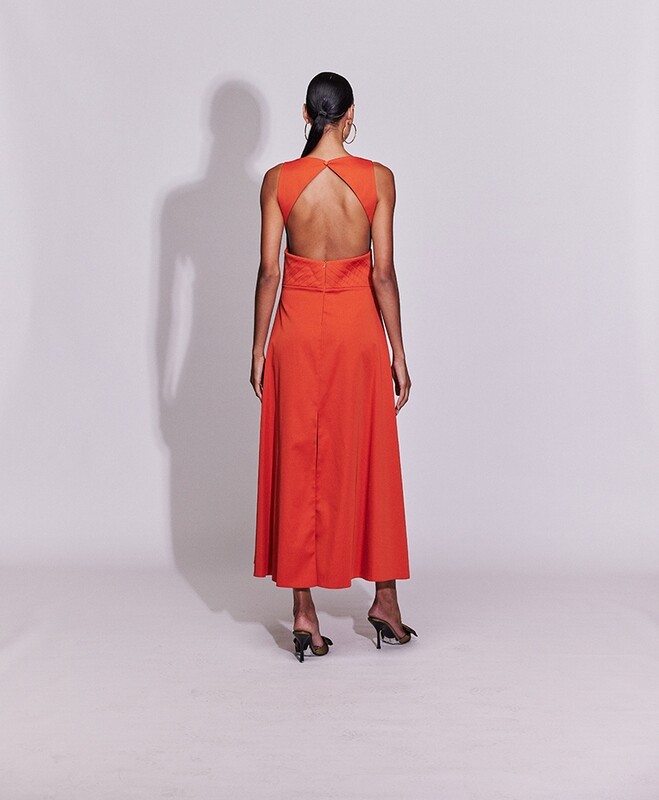 Orange Dress