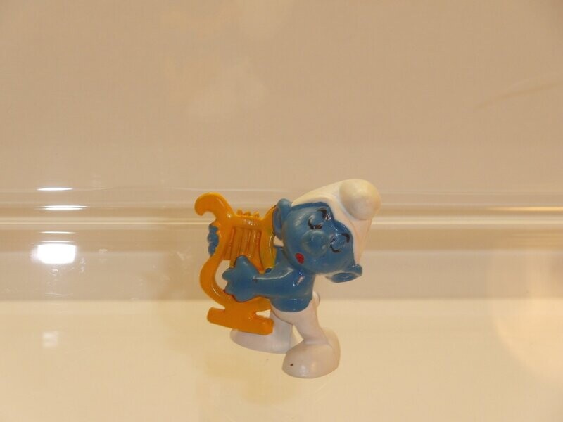 Harfenschlumpf 2.0070 Gesicht breit Harfe orange Schleich Harfenschlumpf 2.0070 Gesicht breit Harfe orange Schleich