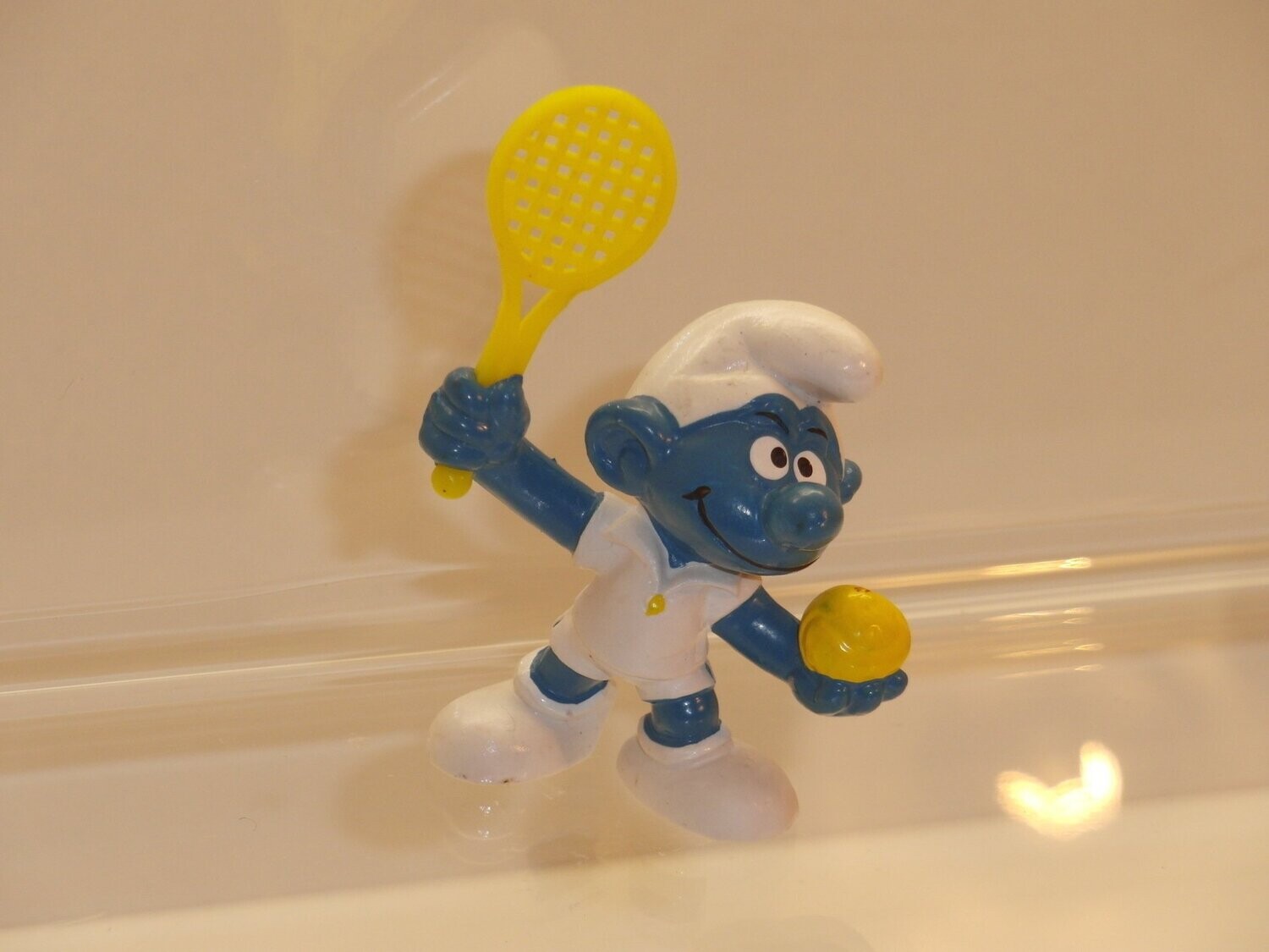 Tennisschlumpf 2 (2.0093) Schläger feinmaschig