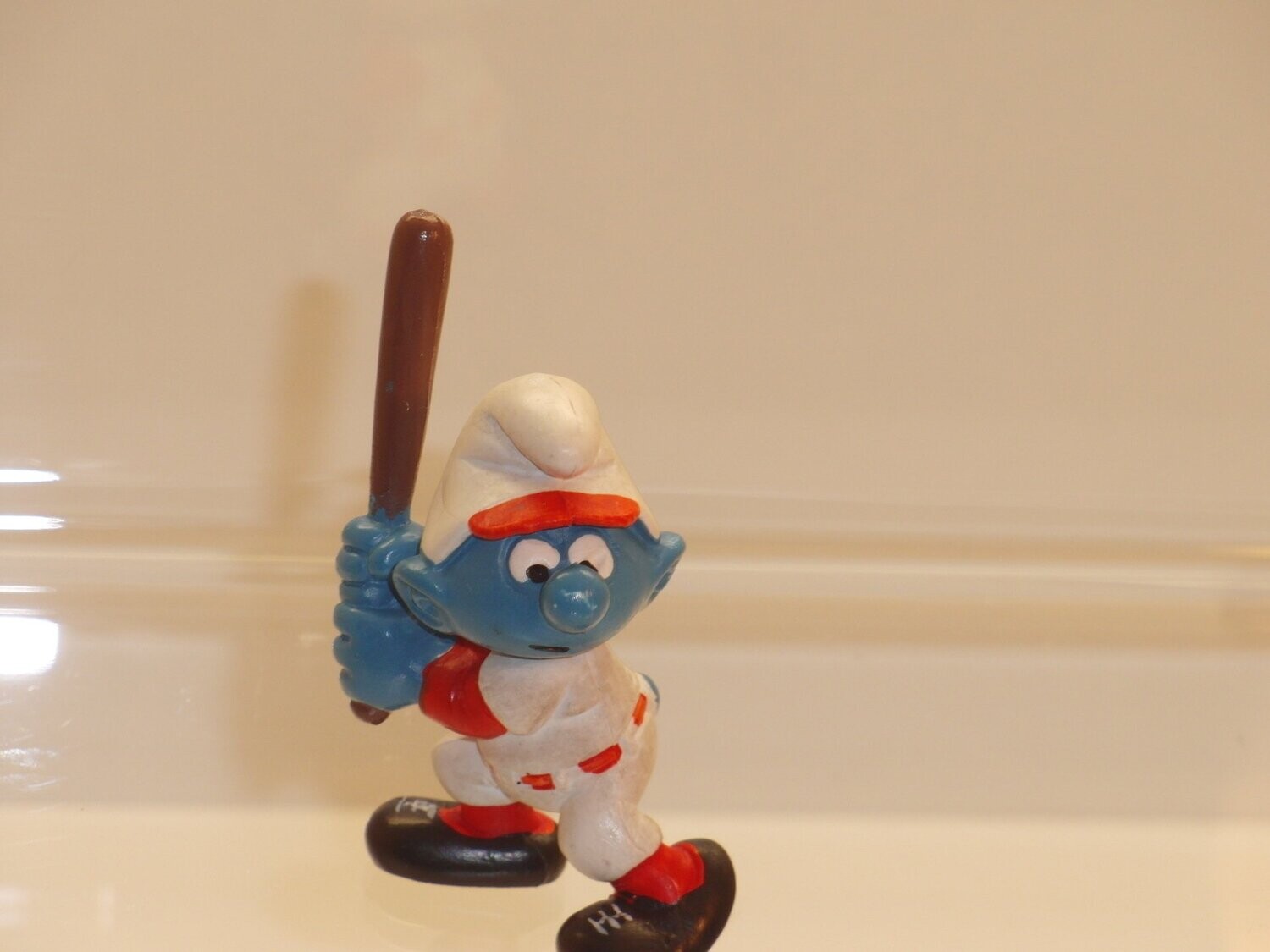 Baseballschlumpf 2.0129 Schläger braun Schild der Mütze kurz