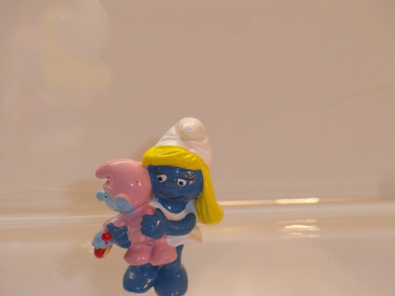Schlumpfinchen mit Baby 2.0192 (Baby helles blau) Schlumpfinchen mit Baby 2.0192 (Baby helles blau)