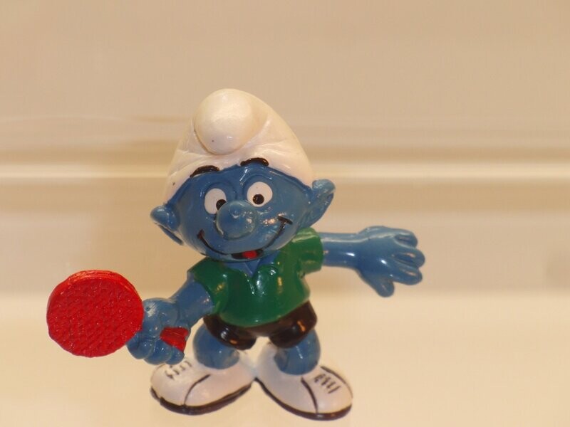 Tischtennisschlumpf 2.0227 Hemd grün CE-Zeichen
