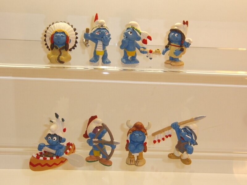 Indianer Schlümpfe 2.0549 - 2.0556 ( 8 Figuren) Indianer Schlümpfe 2.0549 - 2.0556 ( 8 Figuren)