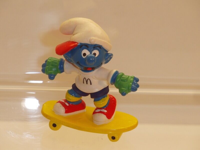 Mc Donald's 1998: Skateboardschlumpf Mc Donald's 1998: Skateboardschlumpf