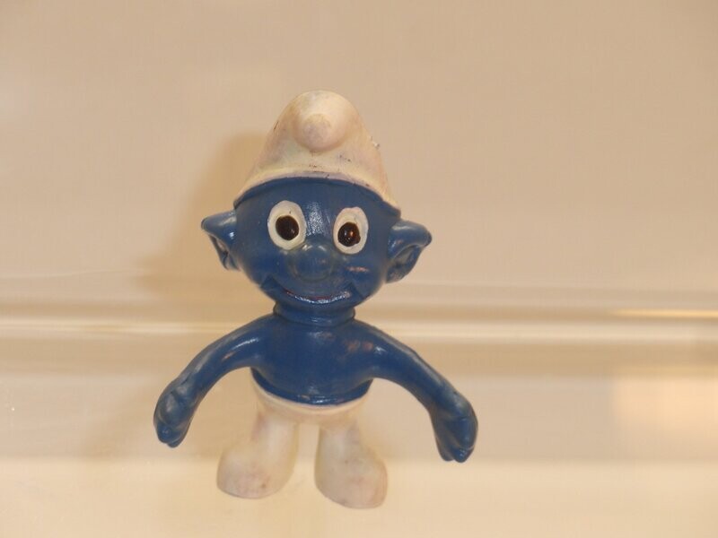 Schlumpf Blau/Weiß groß