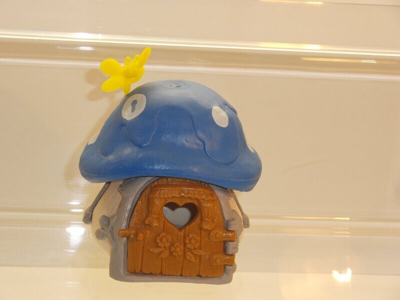 Schlumpfhaus klein 4.0013 Dach blau CE-Zeichen Schlumpfhaus klein 4.0013 Dach blau CE-Zeichen
