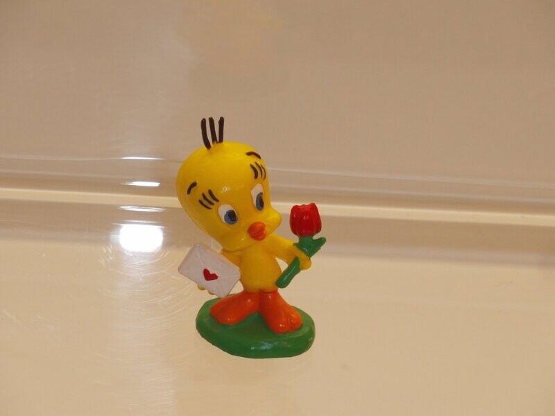 Bugs Bunny & Co.: Bully 80er Jahre: Tweety mit Liebesbrief Bugs Bunny & Co.: Bully 80er Jahre: Tweety mit Liebesbrief
