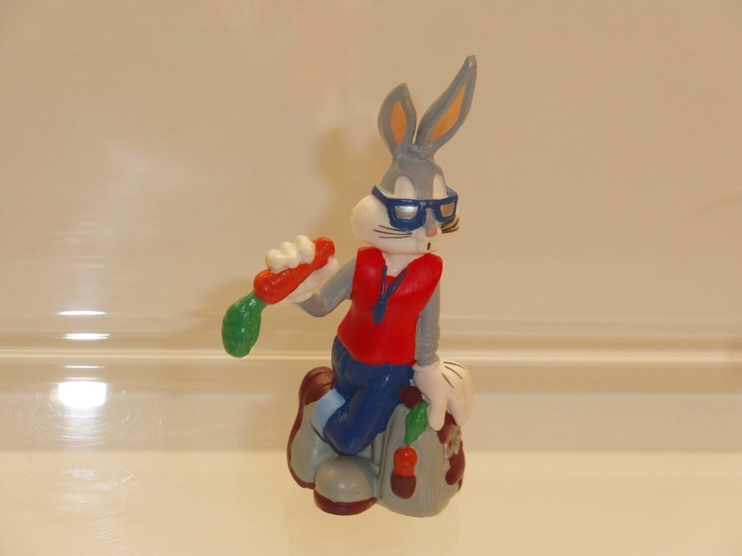 Bugs Bunny  & Co.:  Bully/Bullyland 1999:  Bugs Bunny mit Rucksack