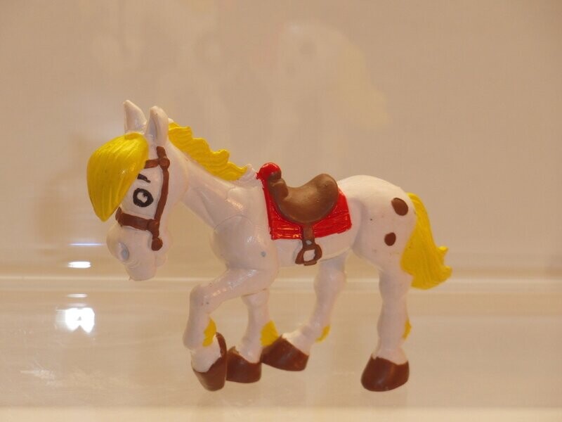 Lucky Luke: Schleich 1984: Jolly Jumper laufend Lucky Luke: Schleich 1984: Jolly Jumper laufend