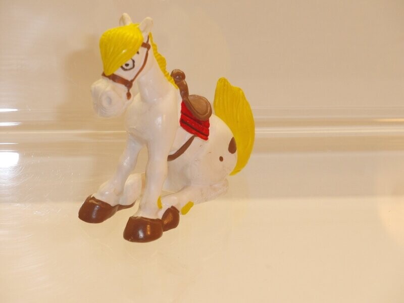 Lucky Luke: Schleich 1984: Jolly Jumper sitzend Lucky Luke: Schleich 1984: Jolly Jumper sitzend