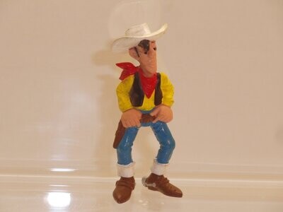 Lucky Luke: Schleich 1984: Lucky Luke Hände am Gürtel