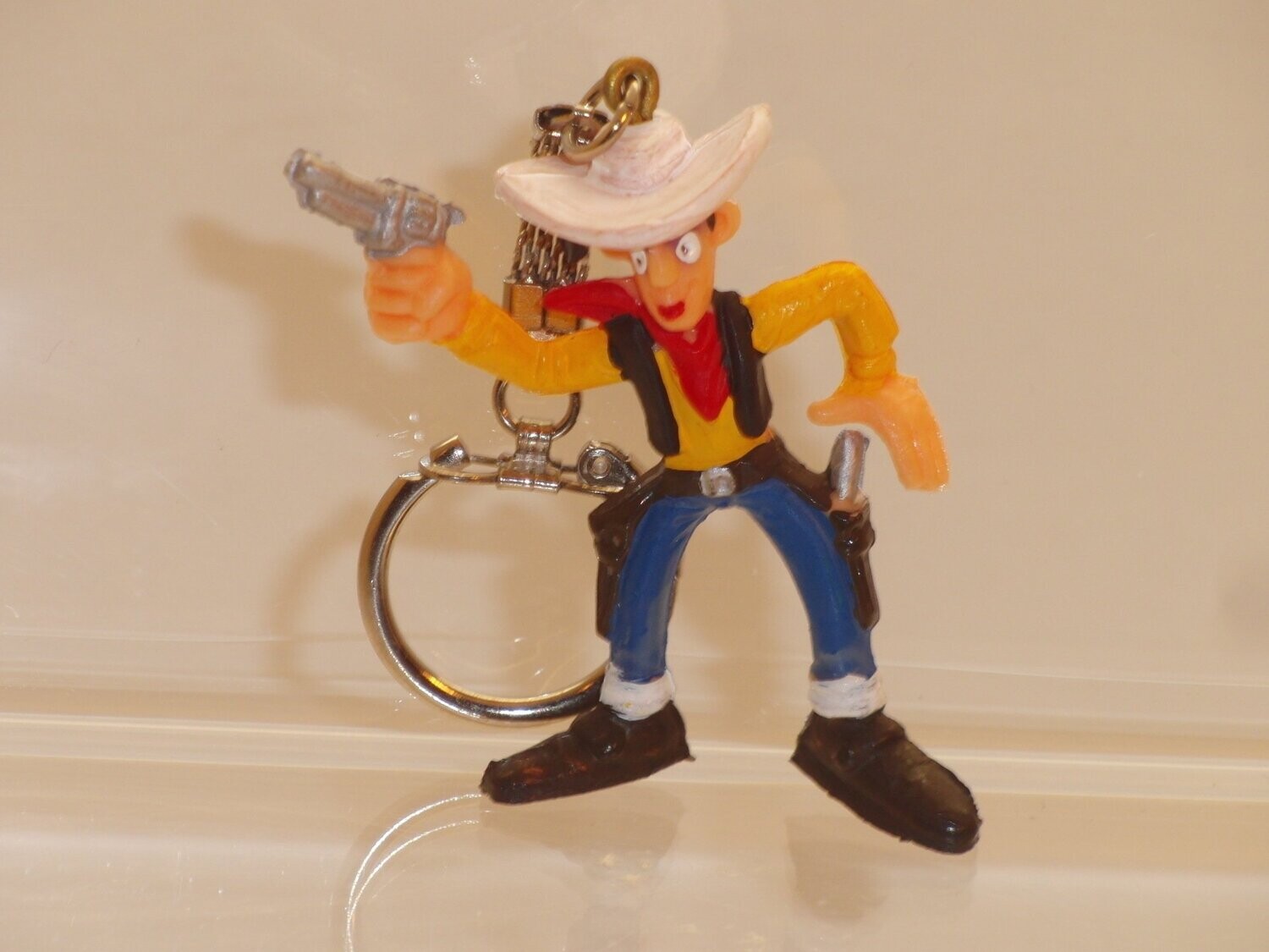 Lucky Luke: Comansi: Lucky Luke mit Colt (Schlüsselanhänger)