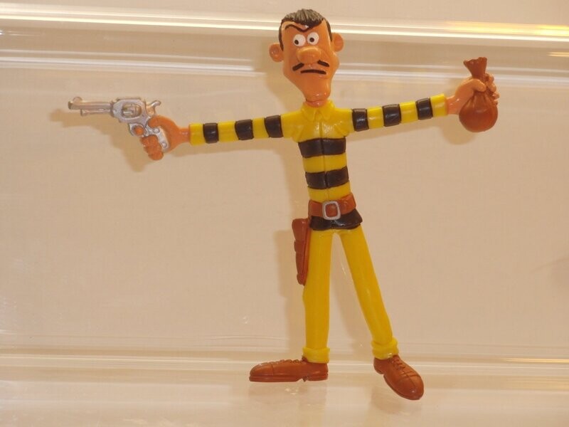 Lucky Luke: Comic Spain 80er Jahre: Dalton als Sträfling Biegefigur 12cm Lucky Luke: Comic Spain 80er Jahre: Dalton als Sträfling Biegefigur 12cm