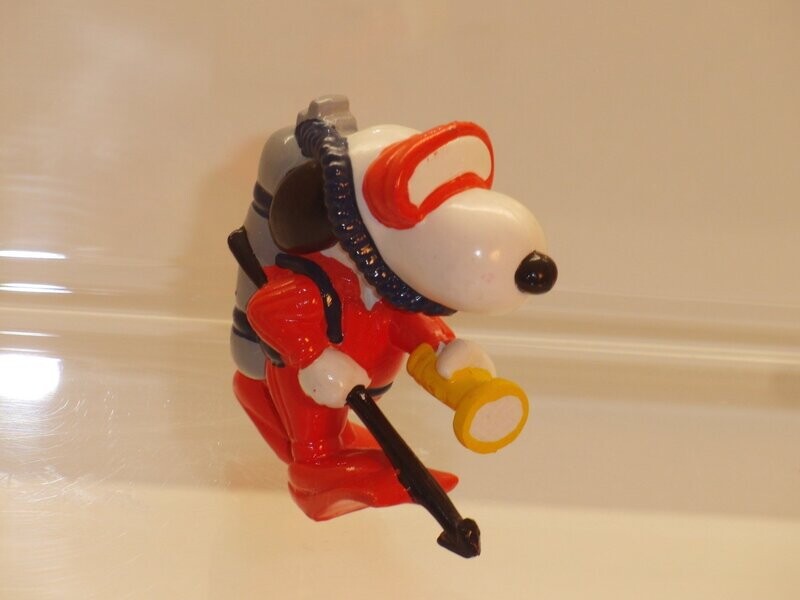 Snoopy/Peanuts: Schleich 2. Serie ab 80er Jahre: Snoopy als Taucher Snoopy/Peanuts: Schleich 2. Serie ab 80er Jahre: Snoopy als Taucher