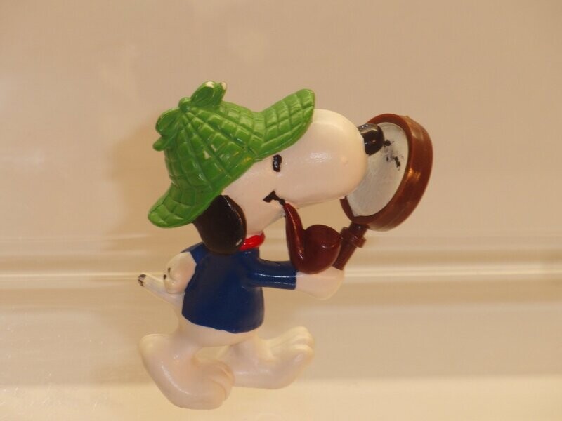 Snoopy/Peanuts: Schleich 2. Serie ab 80er Jahre: Snoopy als Detektiv Snoopy/Peanuts: Schleich 2. Serie ab 80er Jahre: Snoopy als Detektiv