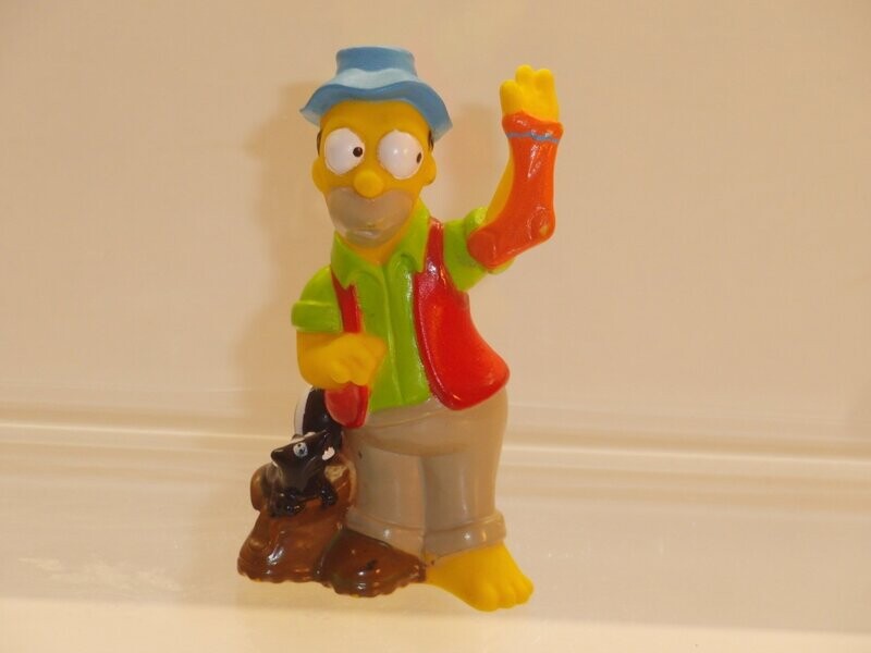 The Simpsons: Burger King 1990: Homer mit Stinktier The Simpsons: Burger King 1990: Homer mit Stinktier