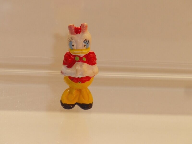 Disney Daisy Duck: Heimo 60er Jahre: Daisy Bluse rot, Rock gelb Disney Daisy Duck: Heimo 60er Jahre: Daisy Bluse rot, Rock gelb