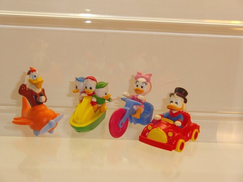Disney Ducktales: Mc Donald's 1989: kompletter Satz mit 4 Figuren Disney Ducktales: Mc Donald's 1989: kompletter Satz mit 4 Figuren