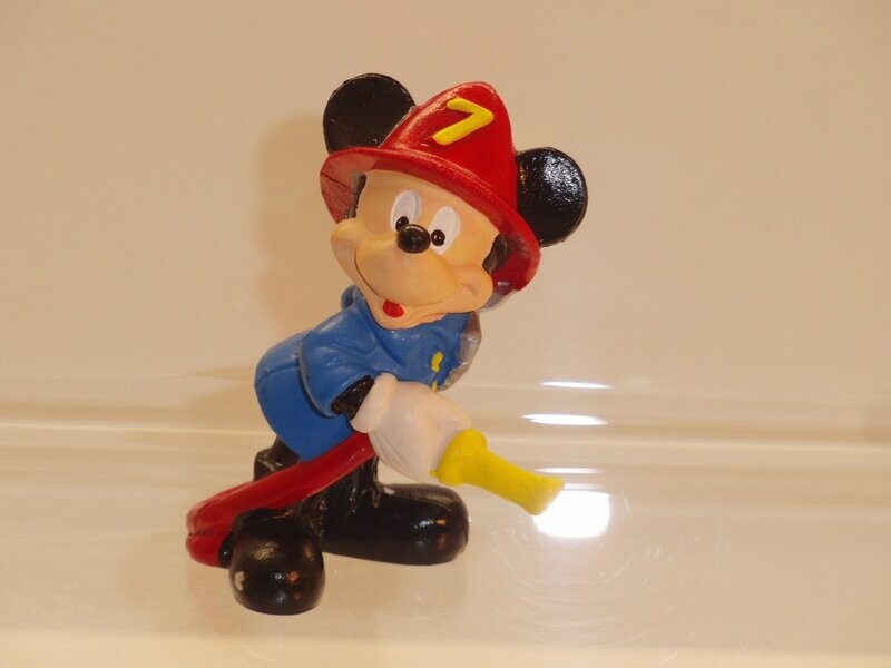 Disney: Micky Maus: Bullyland 90er/2000er Jahre: Micky als Feuerwehrmann Disney: Micky Maus: Bullyland 90er/2000er Jahre: Micky als Feuerwehrmann