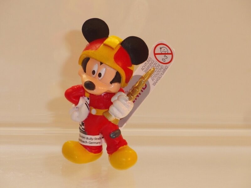 Disney: Micky Maus: Bullyland: Micky als Rennfahrer 15461 Disney: Micky Maus: Bullyland: Micky als Rennfahrer 15461