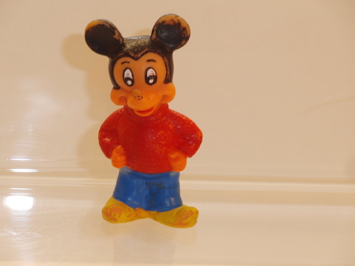 Disney: Micky Maus: Hopf 60er/70er Jahre: Micky als Quietschfigur (Funktion defekt)