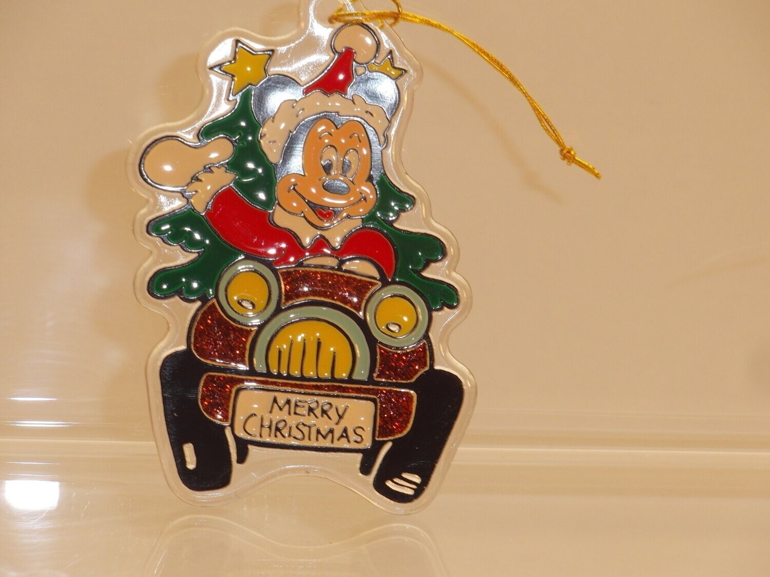Disney: Micky Maus: The Brabo Group 90er Jahre: Weihnachten: Micky im Auto (Anhänger)