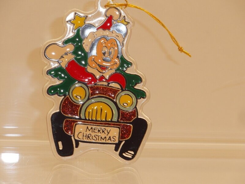 Disney: Micky Maus: The Brabo Group 90er Jahre: Weihnachten: Micky im Auto (Anhänger)