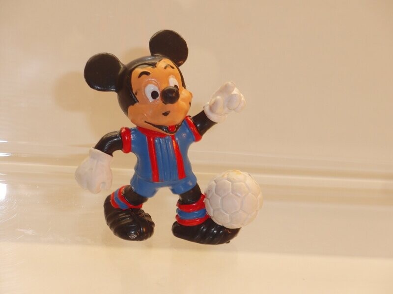 Disney: Micky Maus: Comics Spain 80er Jahre:  Micky als Fußballer, Trikot blau/rot