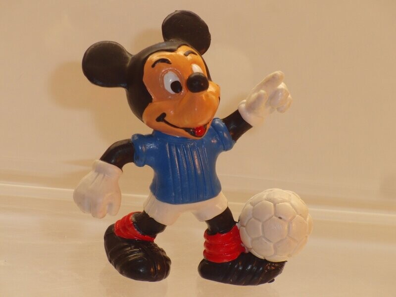 Disney: Micky Maus: Comics Spain 80er Jahre: Micky als Fußballer, Trikot blau Disney: Micky Maus: Comics Spain 80er Jahre: Micky als Fußballer, Trikot blau
