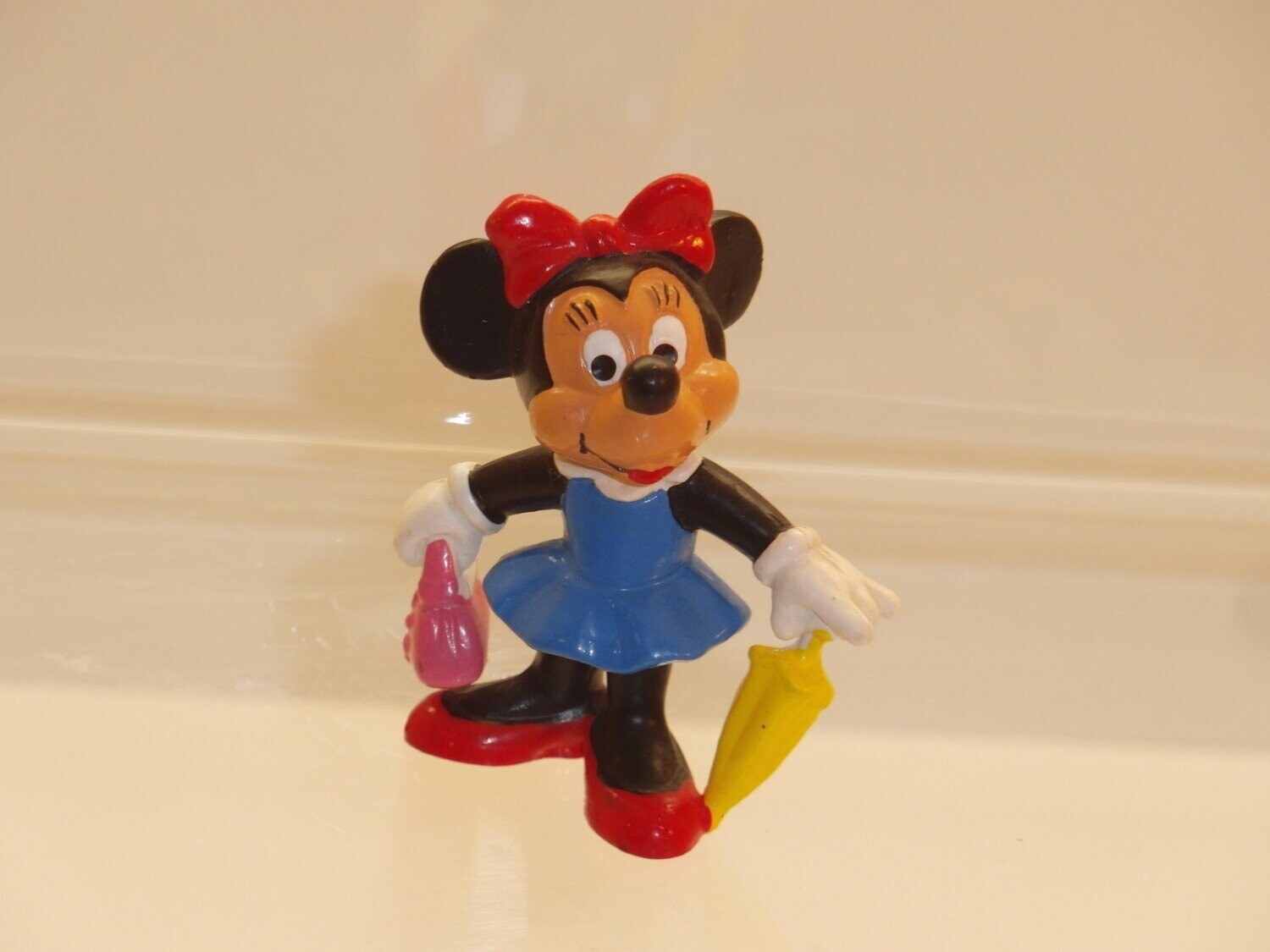 Disney: Minnie Maus: Bully 80er Jahre: Minnie mit Tasche und Schirm