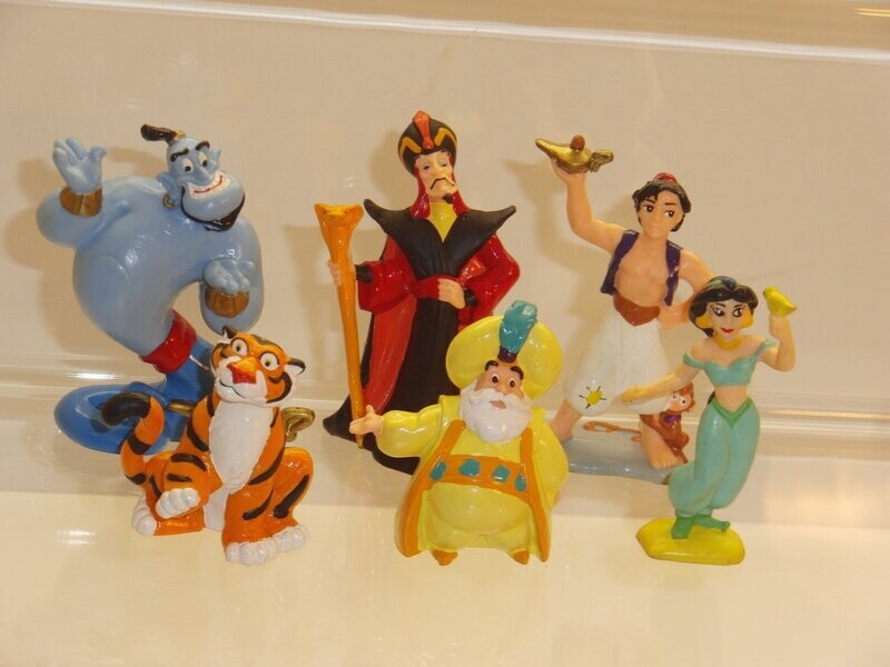 Disney's Aladdin: Bullyland: kompletter Satz mit 6 Figuren Disney's Aladdin: Bullyland: kompletter Satz mit 6 Figuren