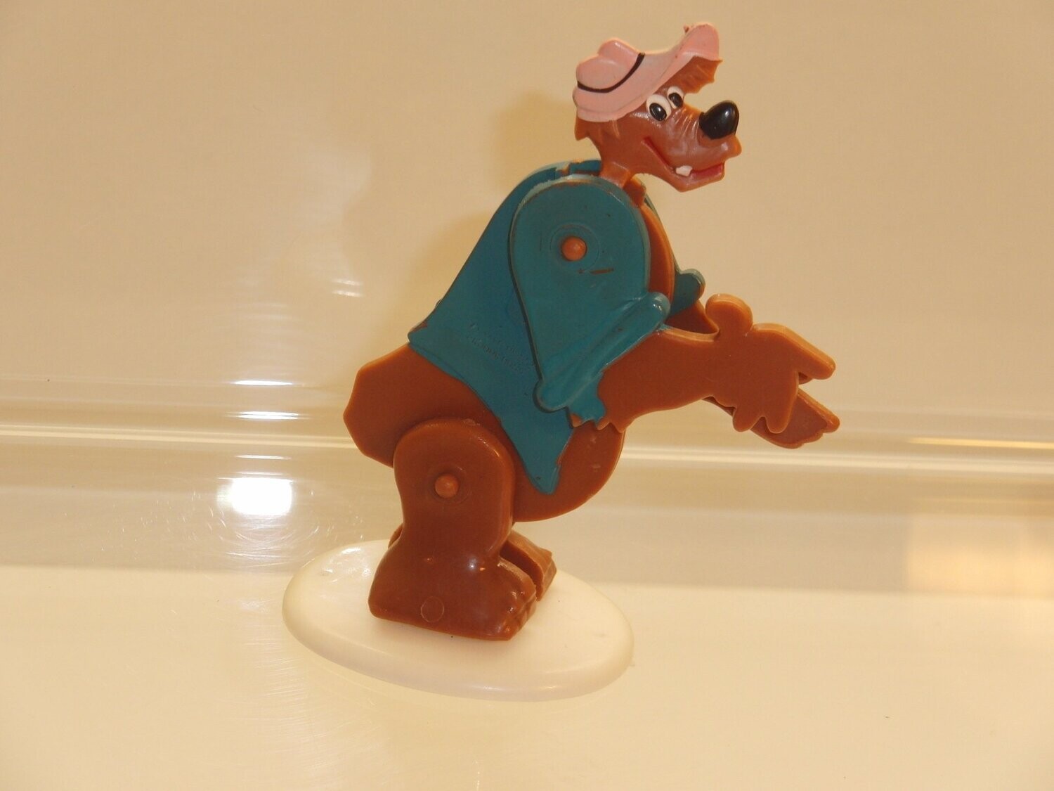 Disney's Drei kleine Schweinchen: Marx 60er/70er Jahre: Gevatter Bär (bewegliche Flachfigur auf Standsockel)
