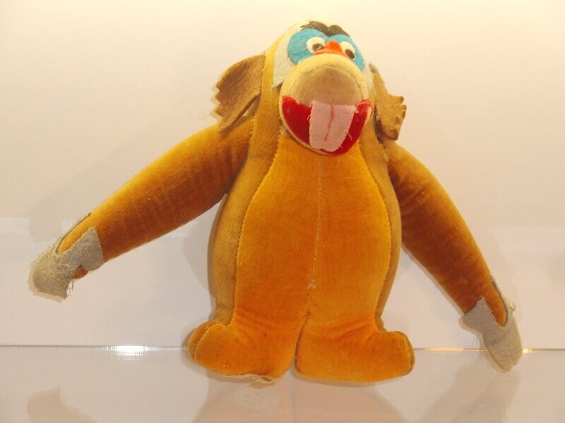 Disney's Dschungelbuch: Japan 60er/70er Jahre: King Louis Stoff-Figur (samtartig)
