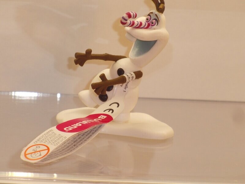 Disney's Frozen - Die Eiskönigin: Bullyland: Olaf mit Zuckerstange 12942 Disney's Frozen - Die Eiskönigin: Bullyland: Olaf mit Zuckerstange 12942