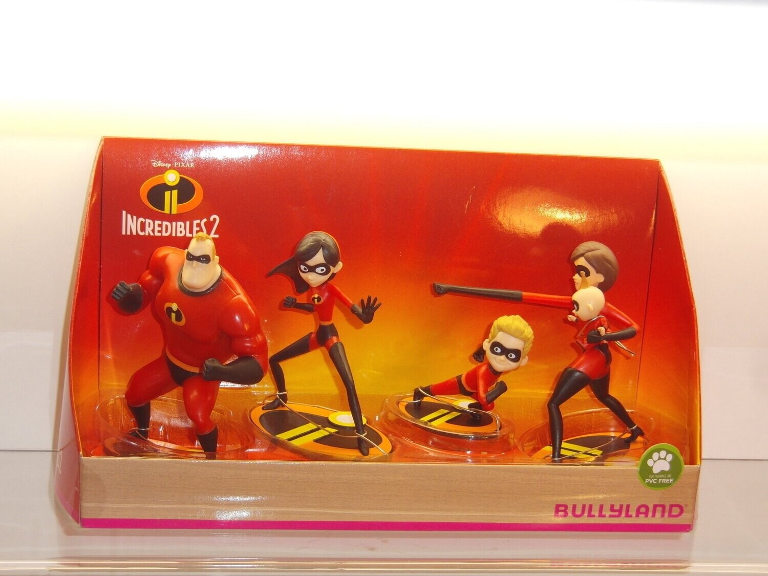 Disney's Die Unglaublichen 2: Bullyland: Set mit 5 Figuren in Verpackung 13289