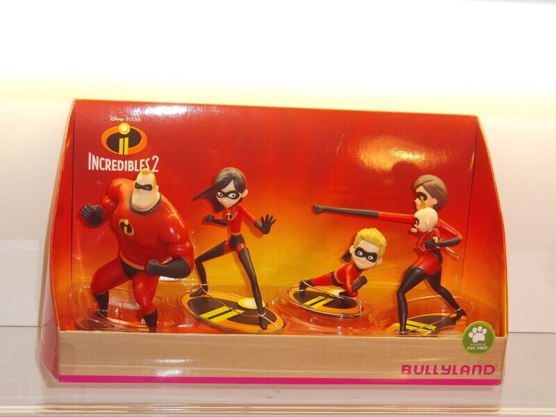 Disney's Die Unglaublichen 2: Bullyland: Set mit 5 Figuren in Verpackung 13289