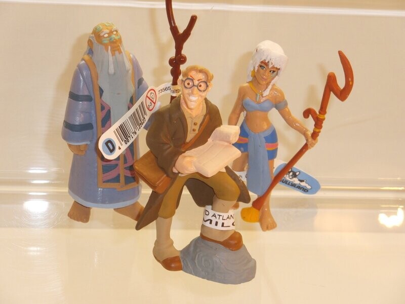 Disney's Atlantis: Bullyland: kompletter Satz mit 3 Figuren Disney's Atlantis: Bullyland: kompletter Satz mit 3 Figuren